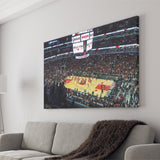 United Center Stadium Canvas Prints Chicago Bulls Wall Art,Sport Stadium Art Prints, Fan Gift, Wall Decor
