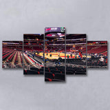 United Center Chicago, Stadium Canvas, Sport Art, Large Canvas, Multi Panels, Canvas Prints Wall Art Decor