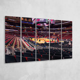 United Center Chicago, Stadium Canvas, Sport Art, Gift for him, Multi Panels B, Canvas Prints Wall Art Decor