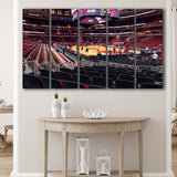 United Center Chicago, Stadium Canvas, Sport Art, Gift for him, Multi Panels B, Canvas Prints Wall Art Decor