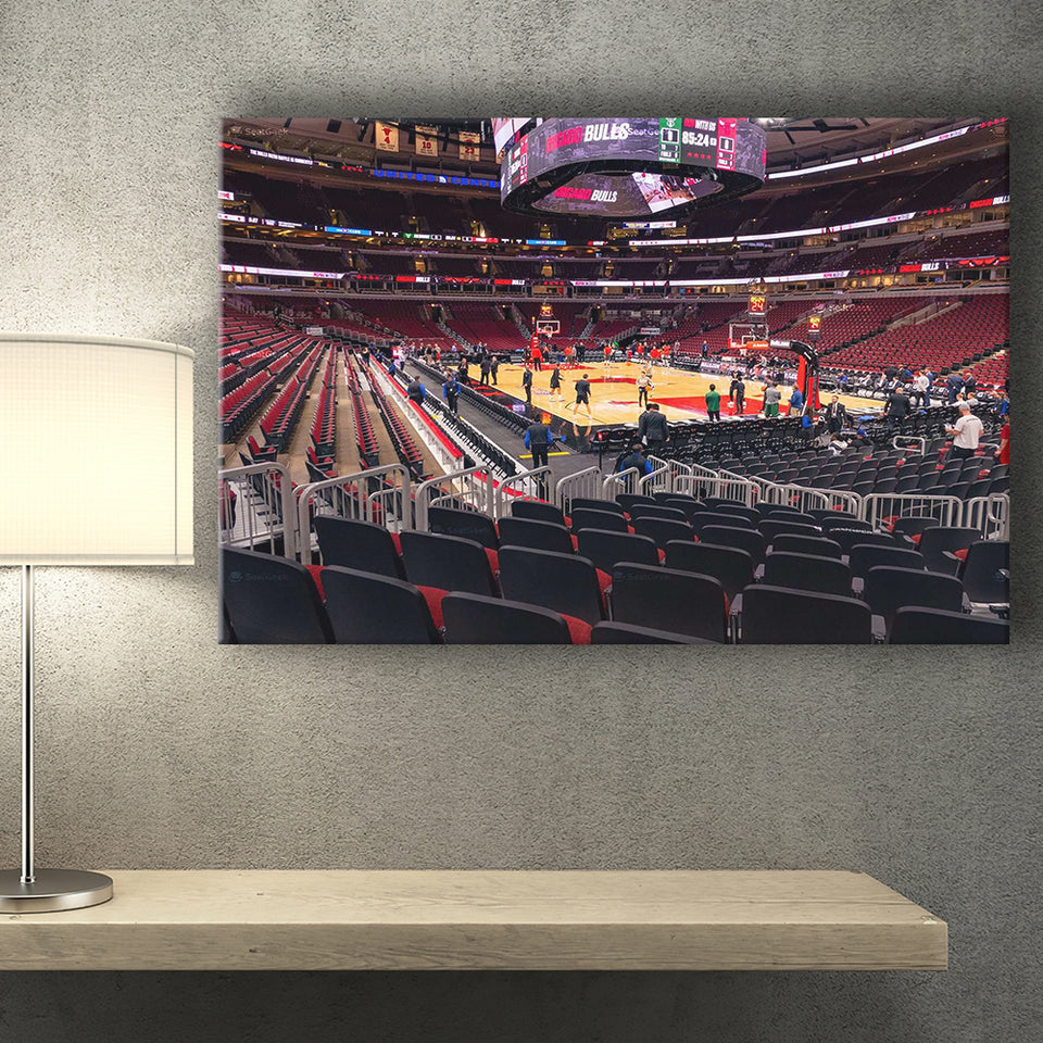 United Center Chicago, Stadium Canvas, Sport Art, Gift for him, Fan Gift, Canvas Prints Wall Art Decor