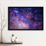Universe, Space Photo Framed Canvas Prints Wall Art Decor, Black Floating Frame