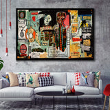 Urban Wall Art Abstract Framed Canvas Prints Wall Art Decor, Framed Picture, Floating Frame