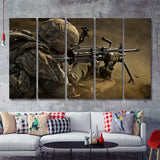 Us Army 5 Pieces B Canvas Prints Wall Art - Painting Canvas, Multi Panels,5 Panel, Wall Decor