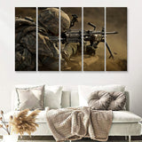 Us Army 5 Pieces B Canvas Prints Wall Art - Painting Canvas, Multi Panels,5 Panel, Wall Decor