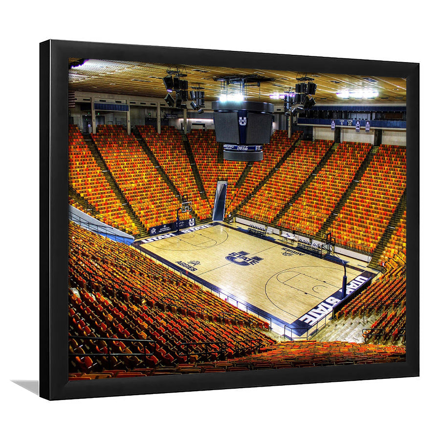 Utah State Aggies Stadium Art Prints Smith Spectrum Stadium Wall,Sport Stadium Art Prints, Fan Gift, Wall Decor