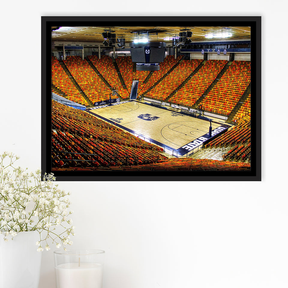 Utah State Aggies Stadium Framed Canvas Prints Smith Spectrum Stadium Wall,Sport Stadium Art Prints, Fan Gift