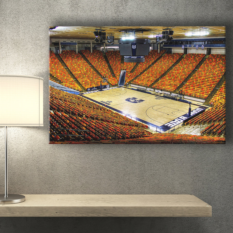 Utah State Aggies Stadium Canvas Prints Smith Spectrum Stadium Wall,Sport Stadium Art Prints, Fan Gift, Wall Decor