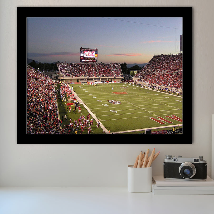Utah Utes Wall Art Rice Eccles Stadium Art Prints,Sport Stadium Art Prints, Fan Gift, Wall Decor