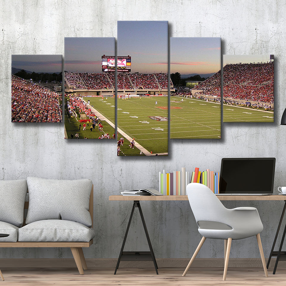 Utah Utes Wall Art Rice Eccles Stadium Canvas Prints,Multi Panels,Sport Stadium Art Prints, Fan Gift