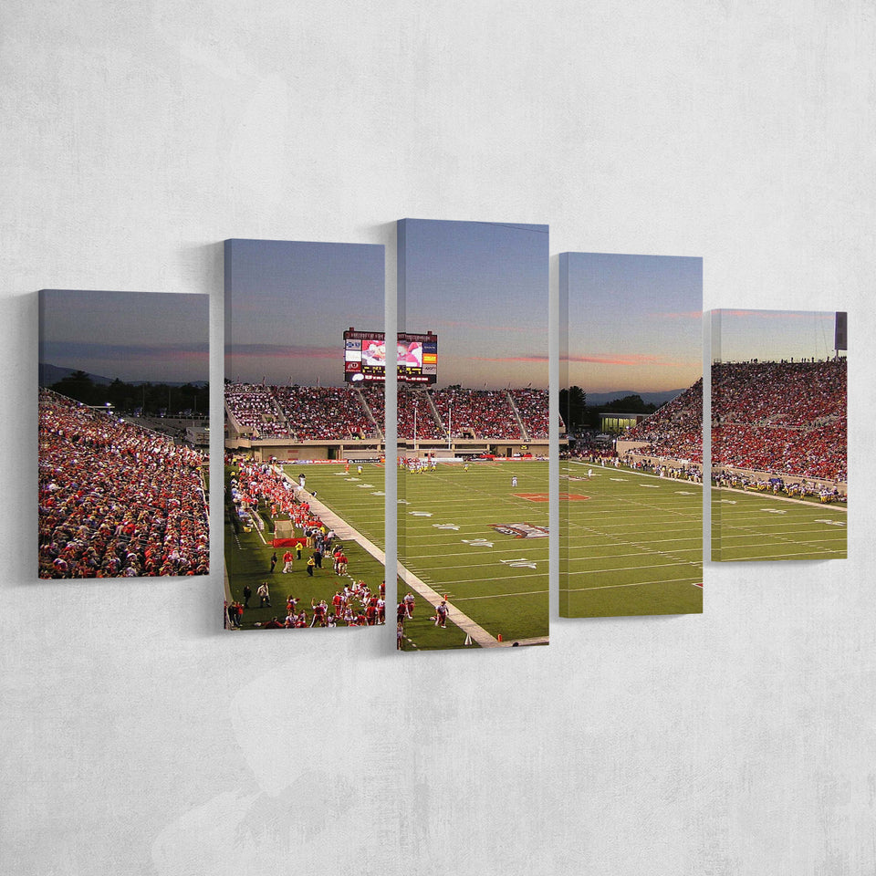 Utah Utes Wall Art Rice Eccles Stadium Canvas Prints,Multi Panels,Sport Stadium Art Prints, Fan Gift