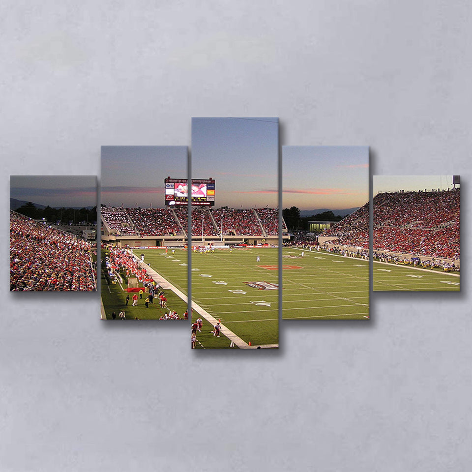Utah Utes Wall Art Rice Eccles Stadium Canvas Prints,Multi Panels,Sport Stadium Art Prints, Fan Gift