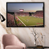 Utah Utes Wall Art Rice Eccles Stadium Framed Canvas Prints,Sport Stadium Art Prints, Fan Gift