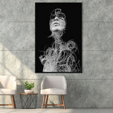 Visionary Framed Canvas Prints Wall Art Home Decor - Painting Canvas,Black Frame, Ready to hang