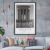 Valletta, Malta Black And White Art Framed Art Prints Wall Art Decor, Framed Picture