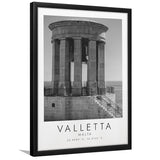 Valletta, Malta Black And White Art Framed Art Prints Wall Art Decor, Framed Picture