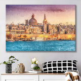 Valletta Superb City Canvas Prints Wall Art Decor - Paiting Canvas, Art Prints, Wall Decor, For Sale
