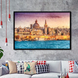 Valletta Superb City Framed Art Prints Wall Decor - Painting Prints, Framed Picture, Home Decor