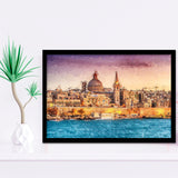 Valletta Superb City Framed Art Prints Wall Decor - Painting Prints, Framed Picture, Home Decor