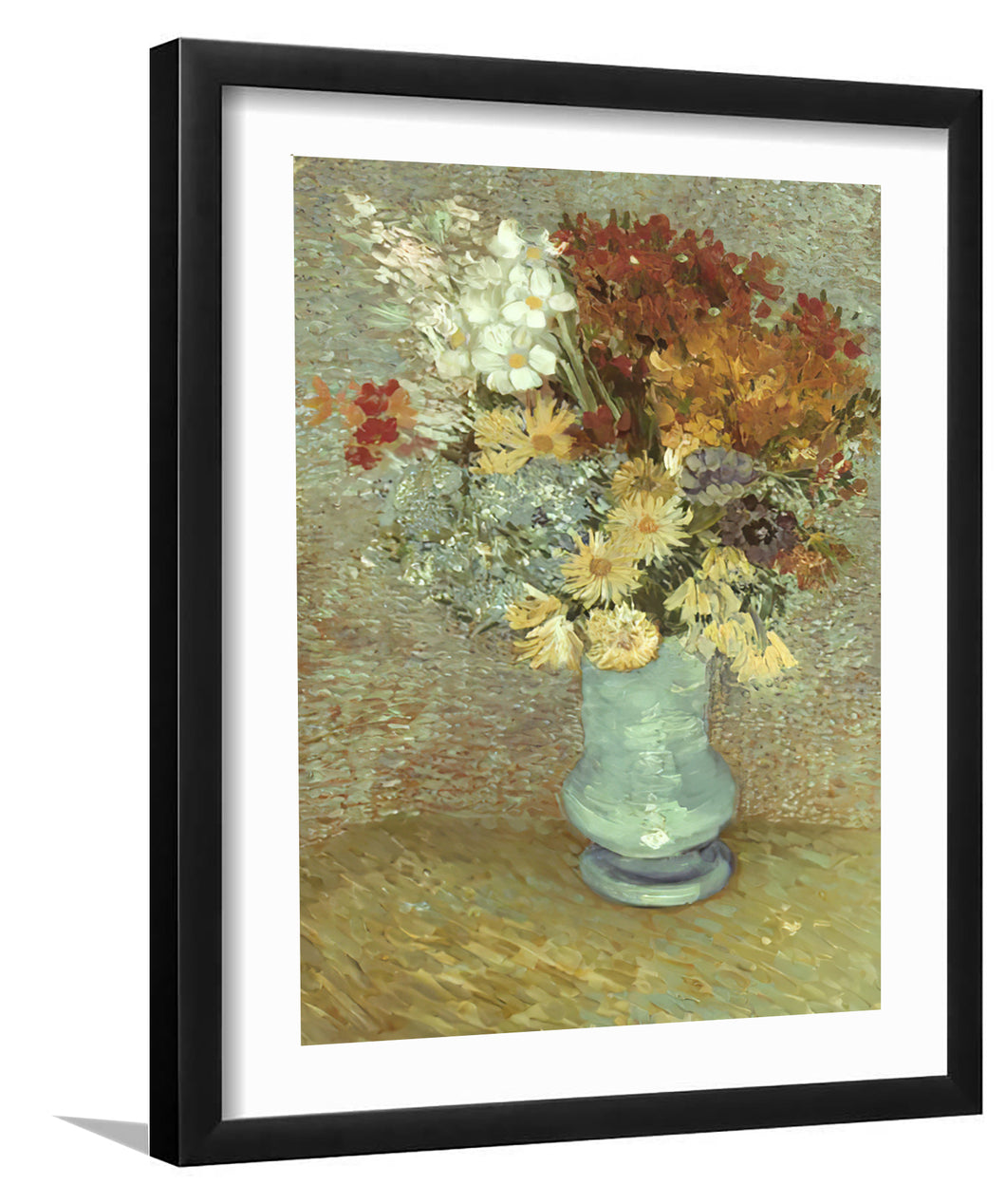 Van gogh flowers_Vincent Van Gogh-Art Print,Frame Art,Plexiglass Cover
