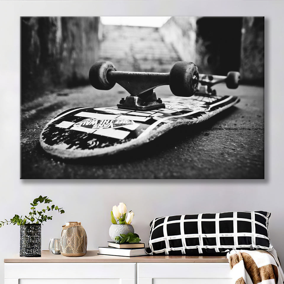 Vanz Off Skater Canvas Prints Wall Art - Painting Canvas, Home Wall Decor, Painting Prints, For Sale