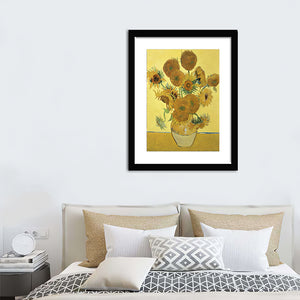 Vase of fifteen sunflowers by Vincent Van Gogh - Art Prints, Framed Prints, Wall Art Prints, Frame Art