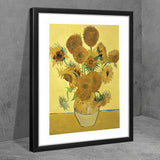 Vase of fifteen sunflowers by Vincent Van Gogh - Art Prints, Framed Prints, Wall Art Prints, Frame Art