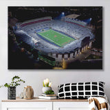 Vaught Hemingway Stadium Canvas Prints Ole Miss Rebels Wall,Sport Stadium Art Prints, Fan Gift, Wall Decor