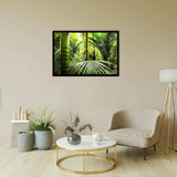 Vegetation-Forest art, Art print, Plexiglass Cover