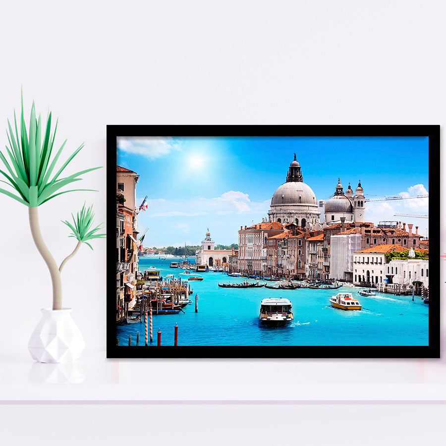 Venice Cityscape Framed Art Prints Wall Art Decor, Framed Picture, Home Decor