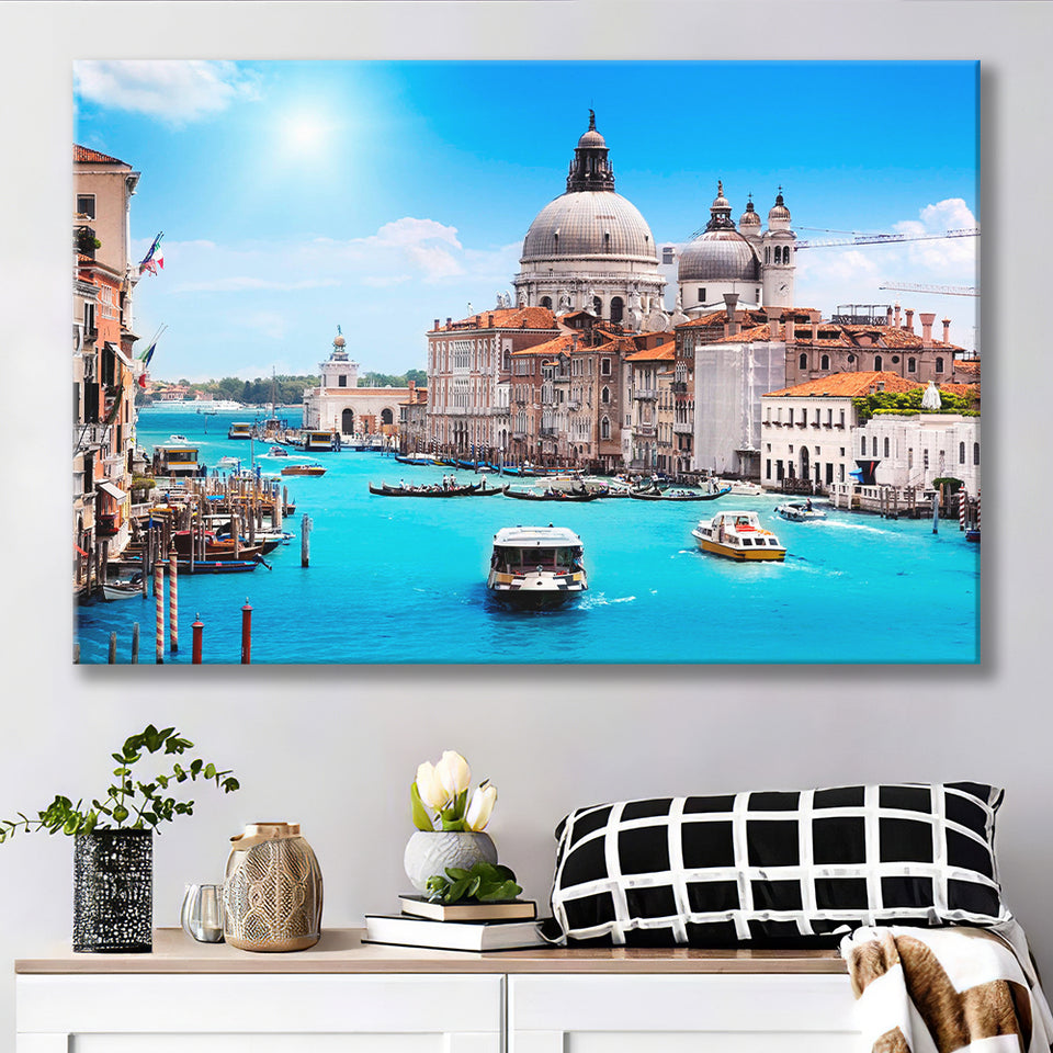 Venice Cityscape Canvas Prints Wall Art Decor - Painting Canvas,Home Decor, Ready to Hang