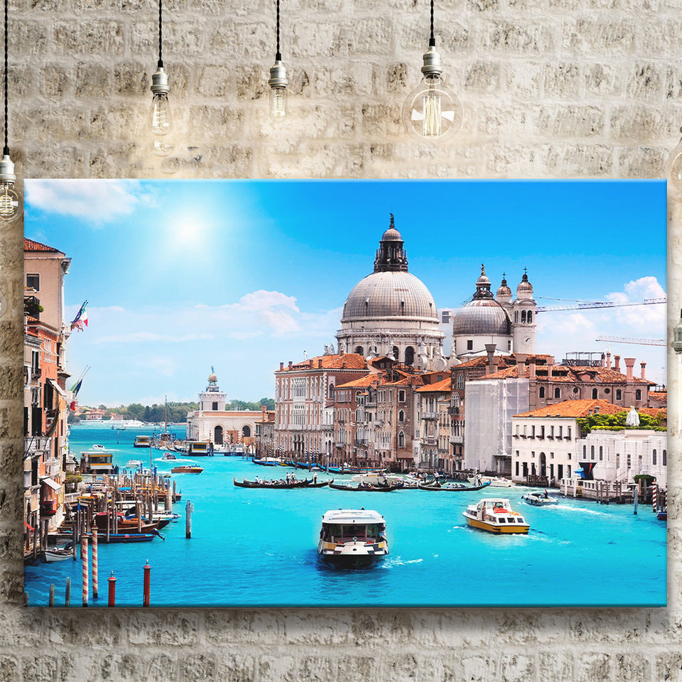Venice Cityscape Canvas Prints Wall Art Decor - Painting Canvas,Home Decor, Ready to Hang