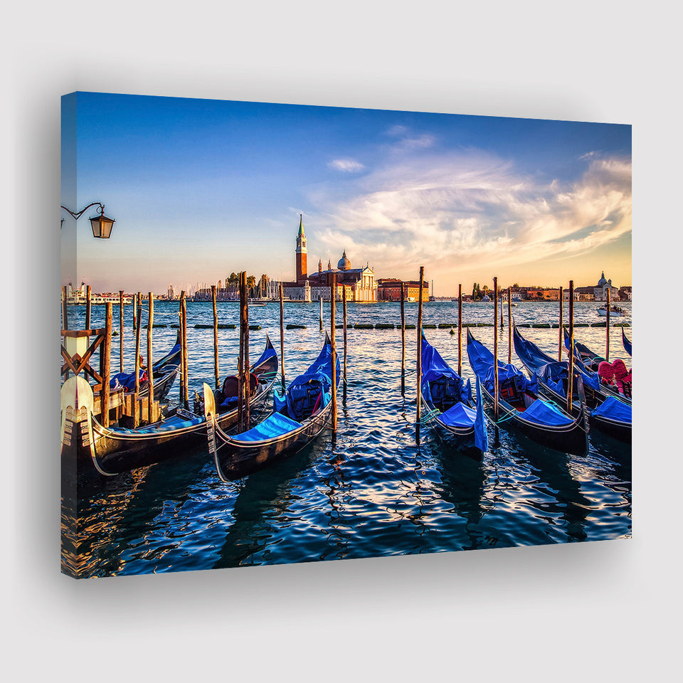 Venice Grand Canal Italy Canvas Prints Wall Art Decor - Painting Canvas,Home Decor, Ready to Hang