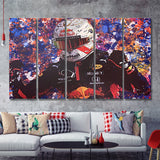 Verstappen F1 Formula One Fine Art Limited Edition Ii 5 Pieces B Canvas Prints Wall Art - Painting Canvas, Multi Panels, Wall Decor