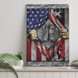 Veteran Arm Canvas Prints Wall Art - Painting Canvas, Wall Decor, For Sale, Home Decor
