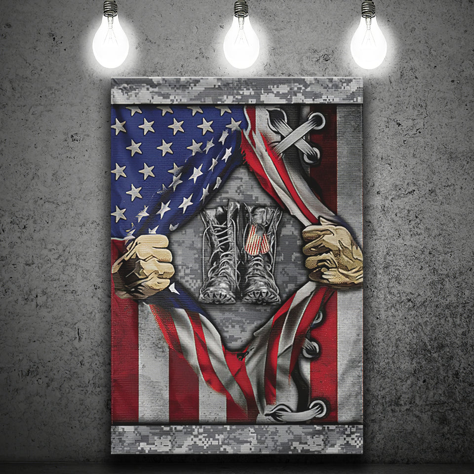 Veteran Arm Canvas Prints Wall Art - Painting Canvas, Wall Decor, For Sale, Home Decor