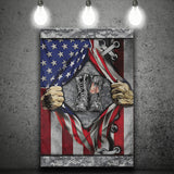 Veteran Arm Canvas Prints Wall Art - Painting Canvas, Wall Decor, For Sale, Home Decor