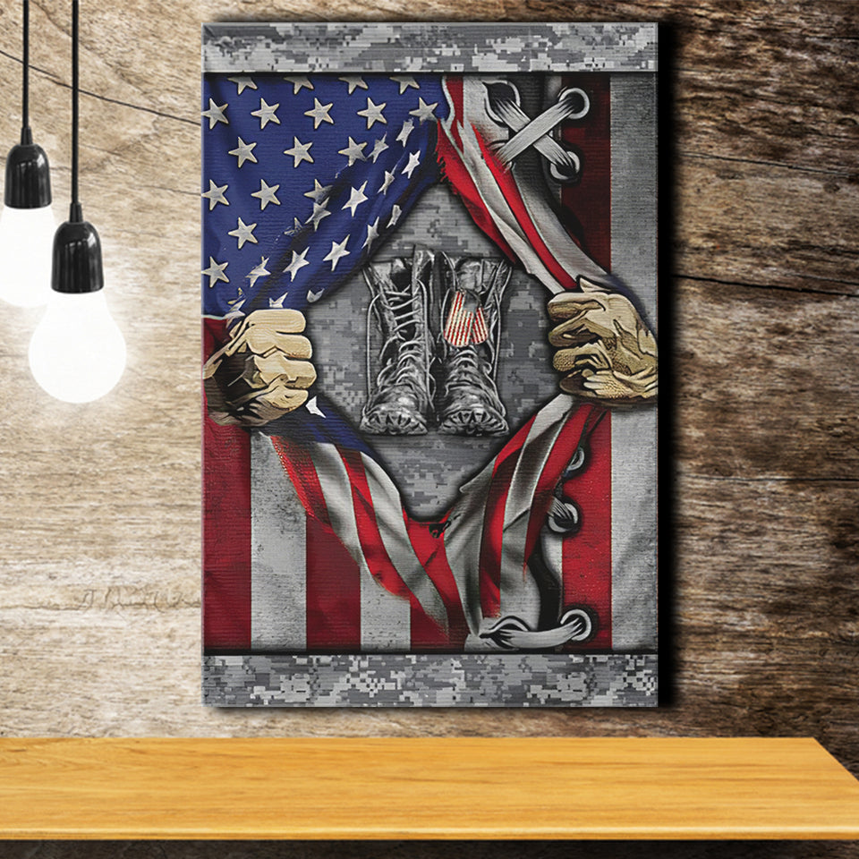 Veteran Arm Canvas Prints Wall Art - Painting Canvas, Wall Decor, For Sale, Home Decor