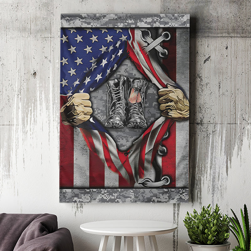 Veteran Arm Canvas Prints Wall Art - Painting Canvas, Wall Decor, For Sale, Home Decor
