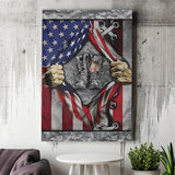 Veteran Arm Canvas Prints Wall Art - Painting Canvas, Wall Decor, For Sale, Home Decor