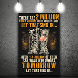 Veteran Canvas There Are 2 Million Women Veterans Canvas Prints Wall Art - Painting Canvas, Wall Decor