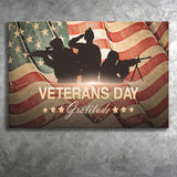 Veterans Day Army Canvas Prints Wall Art - Painting Canvas, Veteran Gift, Print for Sale