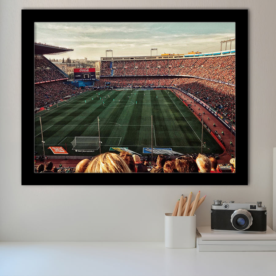 Vicente Calderon Wall Art Atletico Madrid Stadium Art Prints Football,Sport Stadium Art Prints, Fan Gift, Wall Decor