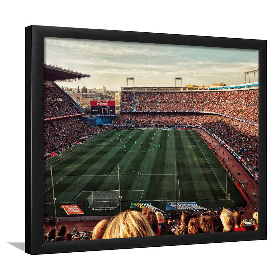Vicente Calderon Wall Art Atletico Madrid Stadium Art Prints Football,Sport Stadium Art Prints, Fan Gift, Wall Decor