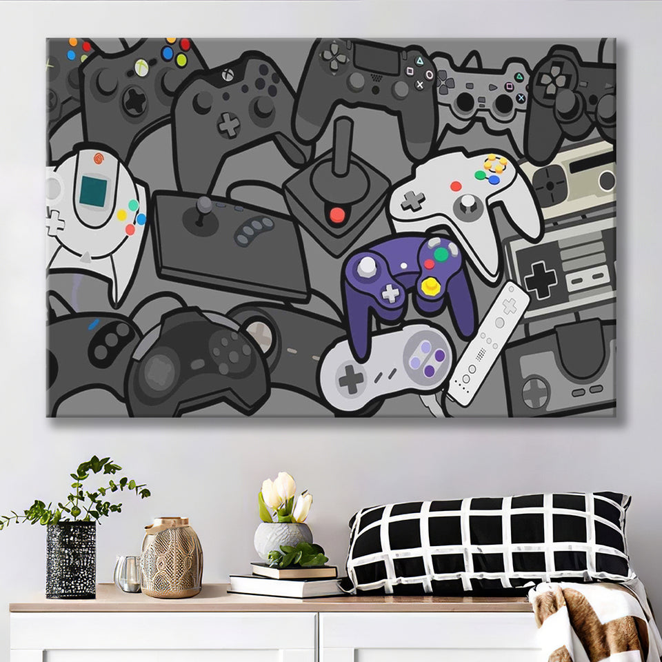 Clutch Definition Gamer Gifts Gaming Decor Gaming Wall Canvas Art