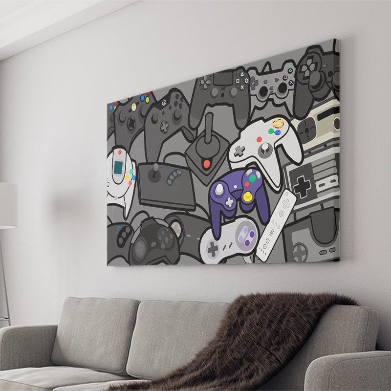 Gaming PC Wall Art - - Canvas, Framed, Metal, or Acrylic - Free Shipping!  Free 8x8 Canvas with any purchase! (See Personalization Field)