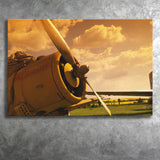 Vintage Aircraft Plane Propeller Canvas Prints Wall Art Decor - Painting Canvas, Art Prints, Ready to Hang