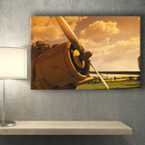 Vintage Aircraft Plane Propeller Canvas Prints Wall Art Decor - Painting Canvas, Art Prints, Ready to Hang
