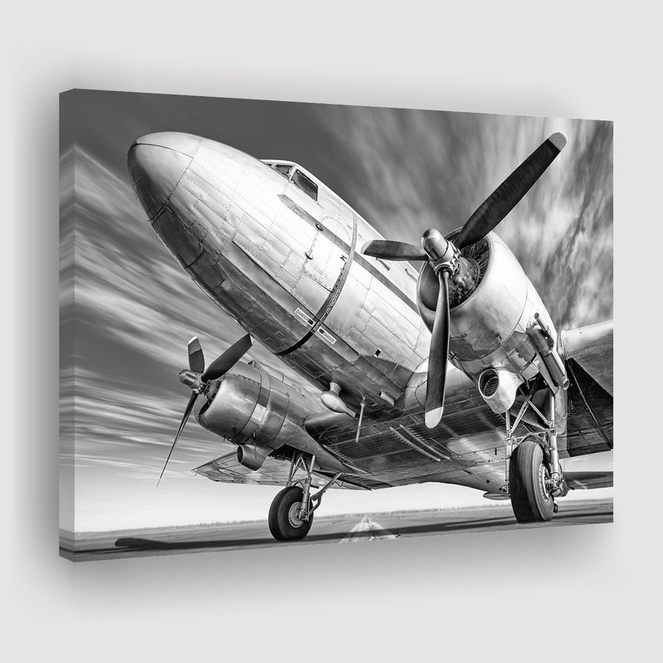 Vintage Aircraft Canvas Prints Wall Art Decor - Paiting Canvas, Art Prints, Wall Decor, For Sale