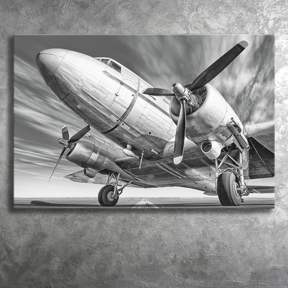 Vintage Aircraft Canvas Prints Wall Art Decor - Paiting Canvas, Art Prints, Wall Decor, For Sale